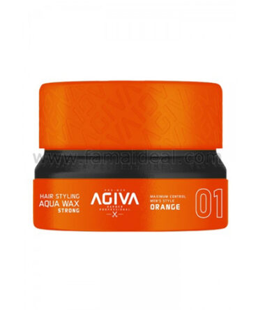 1 Agiva Styling Hair Wax Aqua Strong - Orange