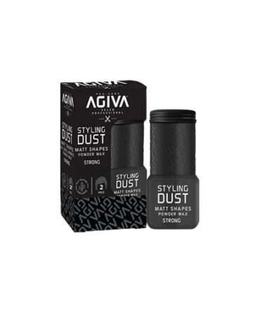 2 AGIVA STYLING HAIR POWDER WAX STRONG BLACK- 20GR