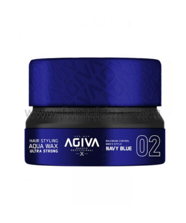 2 Agiva Styling Hair Wax Aqua Ultra Strong - Navy Blue