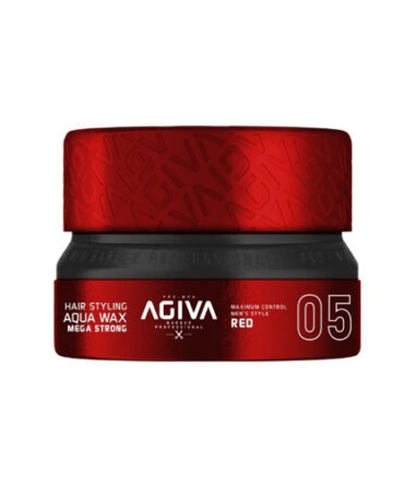 5 Agiva Styling Hair Wax Aqua Mega Strong - Red