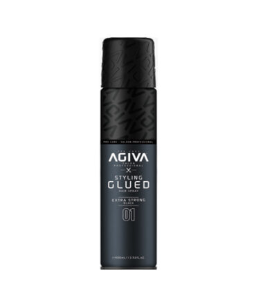 Agiva Hair Styling Spray Extra Strong Black - Glued