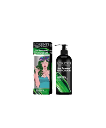 LORENTI COLORANT SEMI PERMANENT GREEN 200ML