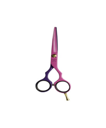 HENBOR PROF  CISEAUX À CHEVEUX 5.2 INOX ROSE ET VIOLET